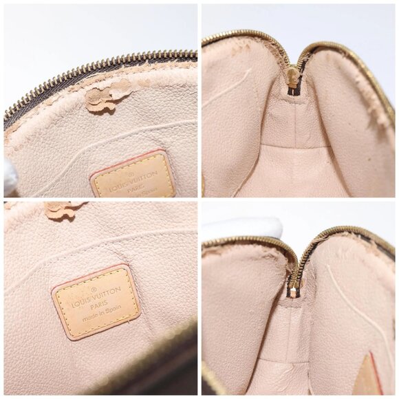 LOUIS VUITTON Monogram Pochette Cosmetic PM Cosmetic Pouch M47515 LV Auth 128595 - Picture 15 of 16